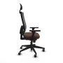 Chaise de Bureau avec Appui-tête Piqueras y Crespo 3D066G1 Brun foncé