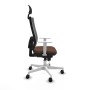 Chaise de Bureau avec Appui-tête Piqueras y Crespo 4B026N1 Brun foncé