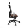 Chaise de Bureau avec Appui-tête Piqueras y Crespo 4B066G1 Brun foncé