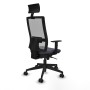 Chaise de Bureau avec Appui-tête Piqueras y Crespo 1D066N1 Gris foncé