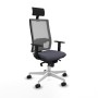 Chaise de Bureau avec Appui-tête Piqueras y Crespo 1D026N1 Gris foncé
