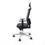 Office Chair with Headrest Piqueras y Crespo 1D086G1 Dark grey