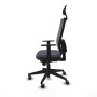 Chaise de Bureau avec Appui-tête Piqueras y Crespo 1D066G1 Gris foncé