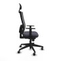 Chaise de Bureau avec Appui-tête Piqueras y Crespo 1D066G1 Gris foncé