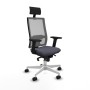 Chaise de Bureau avec Appui-tête Piqueras y Crespo 2D026N1 Gris foncé