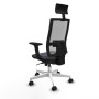 Chaise de Bureau avec Appui-tête Piqueras y Crespo 2D026N1 Gris foncé