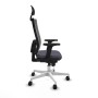 Chaise de Bureau avec Appui-tête Piqueras y Crespo 2D026N1 Gris foncé