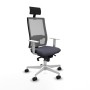 Chaise de Bureau avec Appui-tête Piqueras y Crespo 4B026N1 Gris foncé