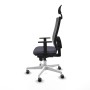 Office Chair with Headrest Piqueras y Crespo 1D026G1 Dark grey