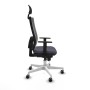 Office Chair with Headrest Piqueras y Crespo 1D026G1 Dark grey