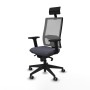 Office Chair with Headrest Piqueras y Crespo 2D066G1 Dark grey