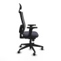 Office Chair with Headrest Piqueras y Crespo 2D066G1 Dark grey