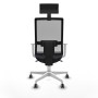 Office Chair with Headrest Piqueras y Crespo 4B026G1 Dark grey