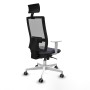 Office Chair with Headrest Piqueras y Crespo 4B026G1 Dark grey