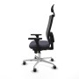 Office Chair with Headrest Piqueras y Crespo 3D086G1 Dark grey