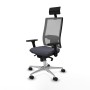 Office Chair with Headrest Piqueras y Crespo 3D086N1 Dark grey