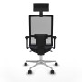Office Chair with Headrest Piqueras y Crespo 3D086N1 Dark grey