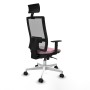 Office Chair with Headrest Piqueras y Crespo 1D026N1 Pink