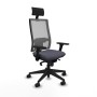 Office Chair with Headrest Piqueras y Crespo 3D066N1 Dark grey