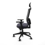 Office Chair with Headrest Piqueras y Crespo 3D066G1 Dark grey