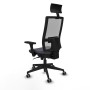 Chaise de Bureau avec Appui-tête Piqueras y Crespo 3D066G1 Gris foncé