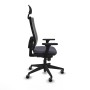 Office Chair with Headrest Piqueras y Crespo 3D066G1 Dark grey