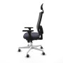 Office Chair with Headrest Piqueras y Crespo 3D026G1 Dark grey