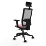 Office Chair with Headrest Piqueras y Crespo 2D066N1 Pink