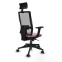 Office Chair with Headrest Piqueras y Crespo 2D066N1 Pink