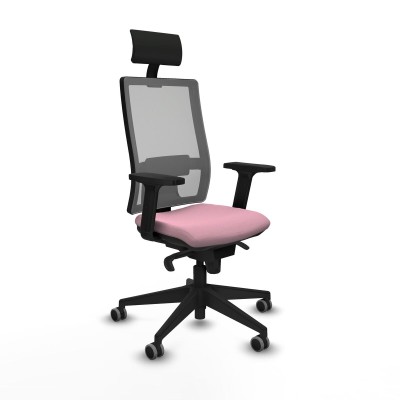 Office Chair with Headrest Piqueras y Crespo 2D066G1 Pink