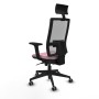 Office Chair with Headrest Piqueras y Crespo 2D066G1 Pink