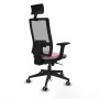 Office Chair with Headrest Piqueras y Crespo 2D066G1 Pink