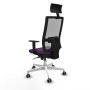 Chaise de Bureau avec Appui-tête Piqueras y Crespo 1D026G1 Violet