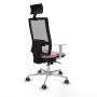 Office Chair with Headrest Piqueras y Crespo 4B086G1 Pink