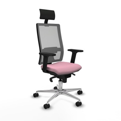 Office Chair with Headrest Piqueras y Crespo 2D086N1 Pink