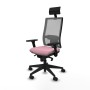 Office Chair with Headrest Piqueras y Crespo 3D066N1 Pink