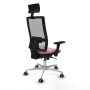 Office Chair with Headrest Piqueras y Crespo 3D086G1 Pink