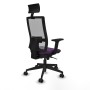 Office Chair with Headrest Piqueras y Crespo 2D066N1 Purple