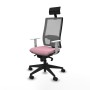 Office Chair with Headrest Piqueras y Crespo 4B066N1 Pink
