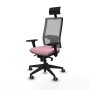 Office Chair with Headrest Piqueras y Crespo 3D066G1 Pink