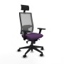 Office Chair with Headrest Piqueras y Crespo 3D066N1 Purple