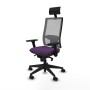 Office Chair with Headrest Piqueras y Crespo 3D066N1 Purple