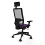 Office Chair with Headrest Piqueras y Crespo 3D066N1 Purple
