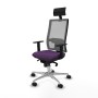 Office Chair with Headrest Piqueras y Crespo 1D086N1 Purple