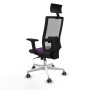 Office Chair with Headrest Piqueras y Crespo 2D026G1 Purple