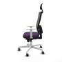 Office Chair with Headrest Piqueras y Crespo 4B026G1 Purple