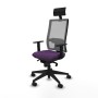 Office Chair with Headrest Piqueras y Crespo 1D066N1 Purple