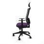 Office Chair with Headrest Piqueras y Crespo 1D066N1 Purple