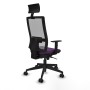 Chaise de Bureau avec Appui-tête Piqueras y Crespo 1D066N1 Violet
