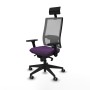 Office Chair with Headrest Piqueras y Crespo 3D066G1 Purple